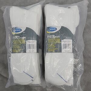Dr. Scholl's Diabetes & Circulatory Crew Socks 8 TOTAL PAIR Size 13-15 Big Tall